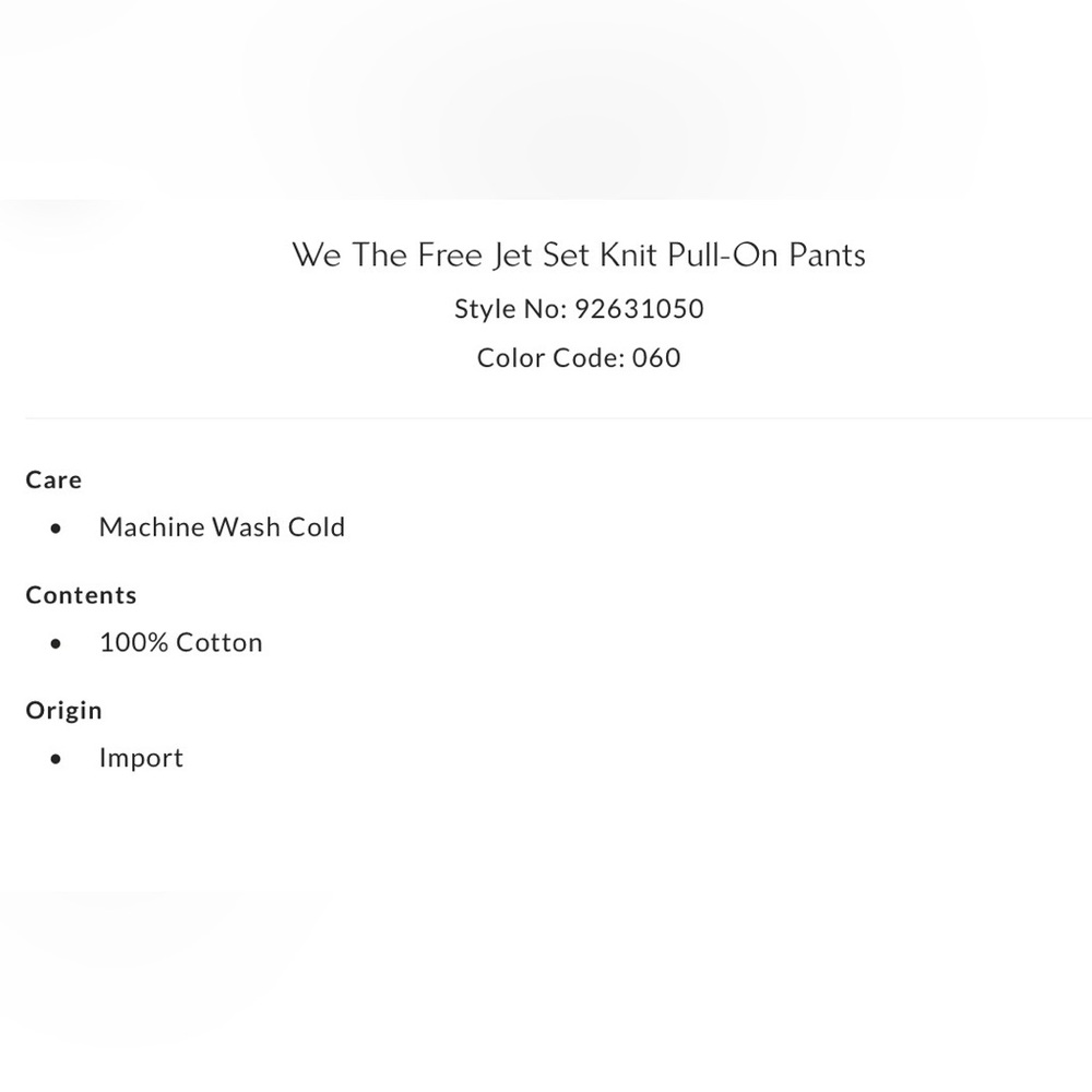 NWT Free People We the Free Jet Set Knit Pull On Pants in Brick Combo New $168 - Picture 7 of 7